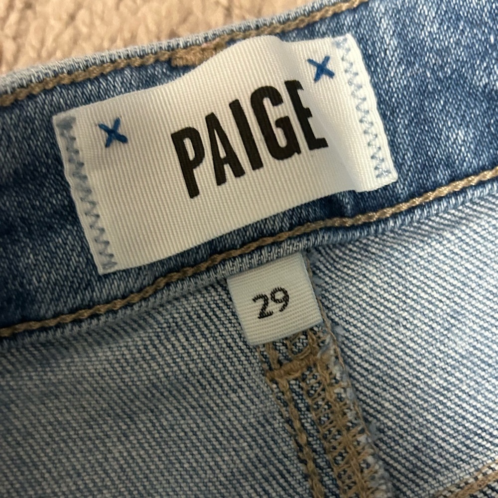 Paige Cindy straight leg jeans, cropped length, size 29 - Picture 6 of 10